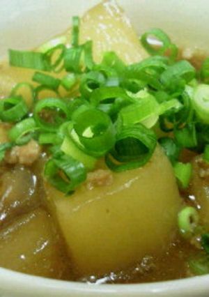 大根と豚ひき肉のとろ〜り煮-レシピのメイン写真