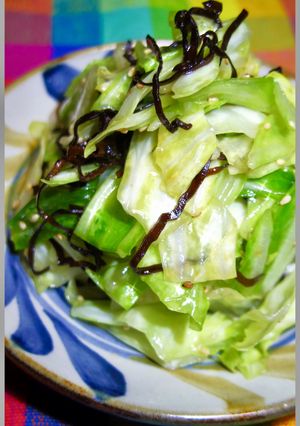 やみつきっっ！！簡単キャベツの塩昆布和え-レシピのメイン写真