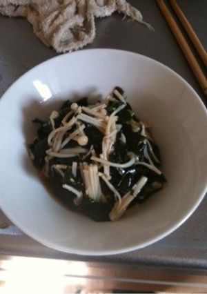 わかめとえのきのポン酢和え-レシピのメイン写真