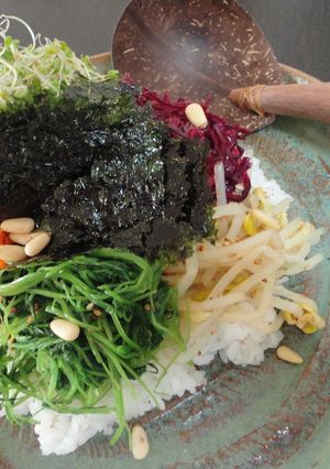 春野菜のピビンパ。麦ごはんで。-レシピのメイン写真