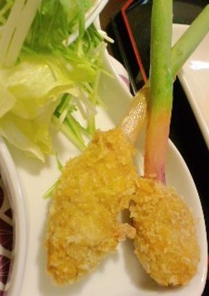 ♪おうち居酒屋〜葉生姜の肉巻きフライ♪-レシピのメイン写真