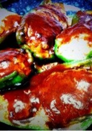 ピーマンの肉詰め-レシピのメイン写真