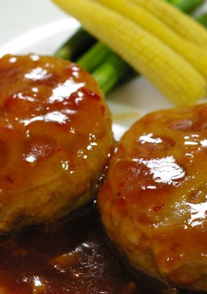 アジア風・れんこんバーグ-レシピのメイン写真