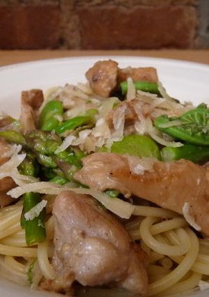シャントレル　の　パスタ-レシピのメイン写真