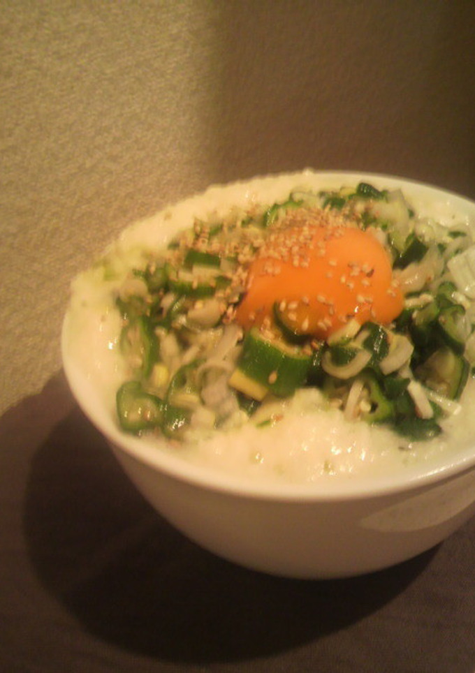 絶品おくらとネギのさっぱり豚丼-レシピのメイン写真