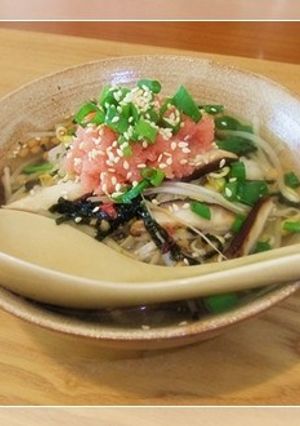 たらこと大豆もやしのお茶漬け-レシピのメイン写真