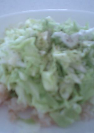 たらこチャーハン　山盛りキャベツのせ-レシピのメイン写真