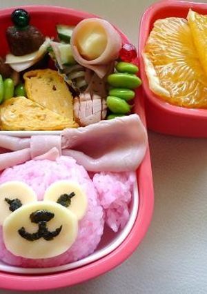 簡単キャラ弁当シェリーメイ【ダッフィー】-レシピのメイン写真