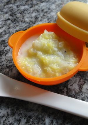 ★離乳食★しらすと白菜のクリーム煮♫♬-レシピのメイン写真