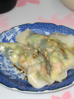 ほうれん草とツナのヘルシー水餃子-レシピのメイン写真