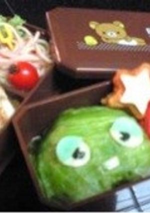 【キャラ弁】☆ガチャピン&ムック弁当☆-レシピのメイン写真