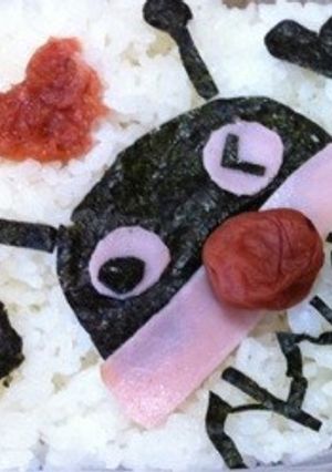 バイキンマンのキャラ弁-レシピのメイン写真