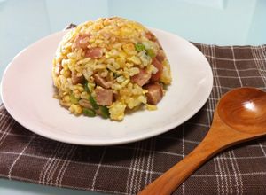 スパムのマヨ炒飯~☺♪ スパムのマヨ炒飯~☺♪-レシピのメイン写真