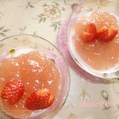 イチゴのジュレババロア♫-レシピのメイン写真