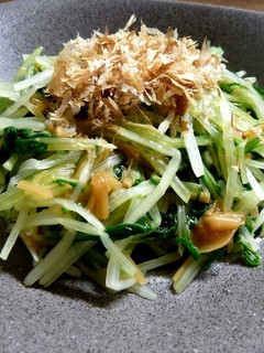 青臭くない!水菜のナメタケ和え-レシピのメイン写真