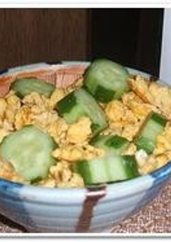 炒りたまごときゅうりの和え物-レシピのメイン写真