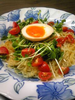 ダイエット!糸こんにゃくの冷やし中華風-レシピのメイン写真