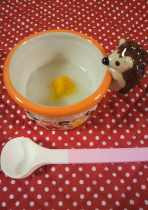 離乳食*初期〜ｶﾎﾞﾁｬ粥〜-レシピのメイン写真