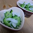 ゴーヤと新玉ねぎのシンプルサラダ☆