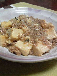子供用オイスターソースの麻婆豆腐-レシピのメイン写真