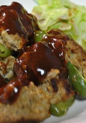 ピーマンの肉詰め-レシピのメイン写真
