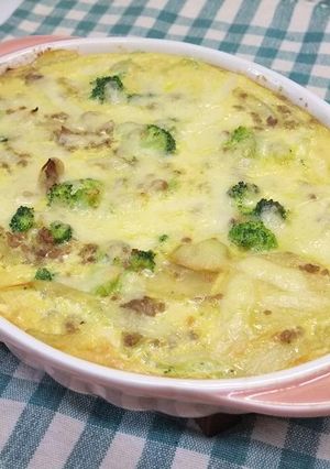 カレー風味の☆ミートキッシュ-レシピのメイン写真