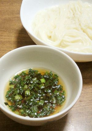 そうめんつゆの薬味に！ニラごま！-レシピのメイン写真