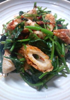 ☆みつばとちくわの食べラー和え☆-レシピのメイン写真