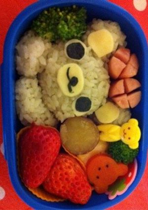 くまちゃん弁当-レシピのメイン写真