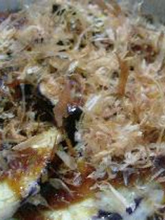 ☆レンジでチン~♪簡単!!とろける茄子のお好み焼き風☆-レシピのメイン写真