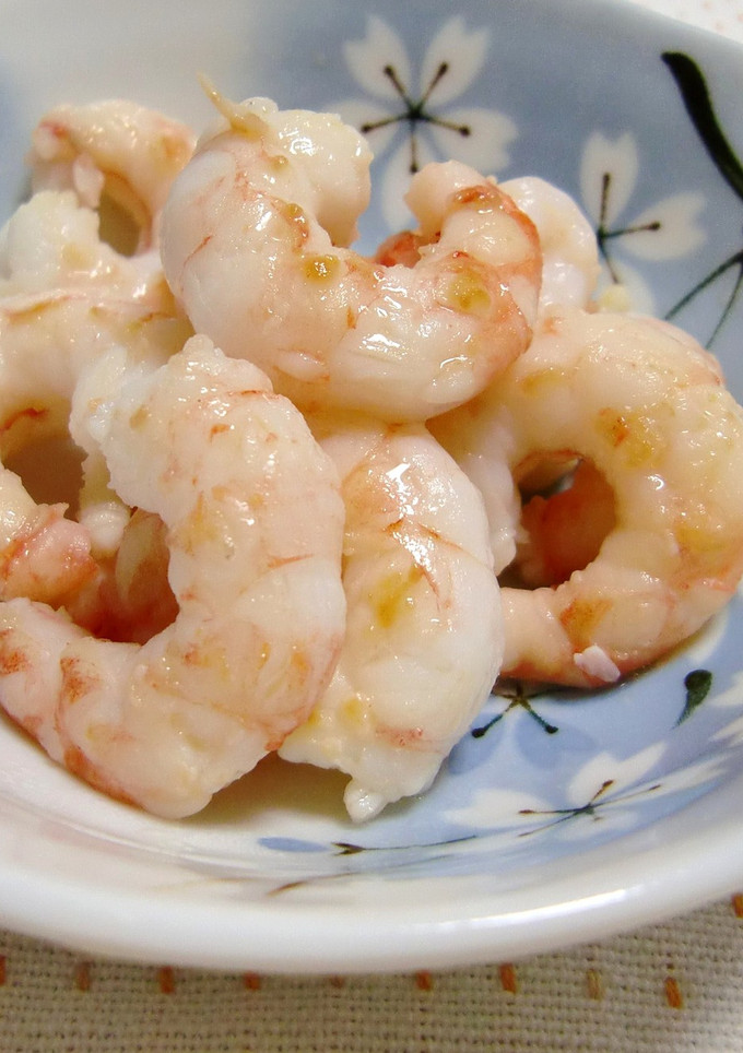 朝食に☆甘エビの塩炒め-レシピのメイン写真
