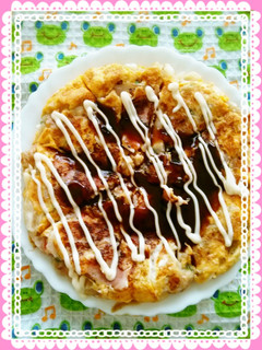 お好み焼き(遠州焼)-レシピのメイン写真