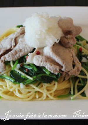 豚しゃぶ風さっぱりパスタ-レシピのメイン写真
