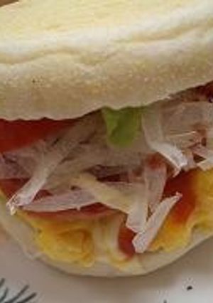 マフィンでスパムバーガー-レシピのメイン写真