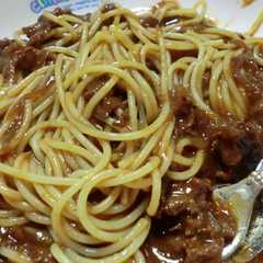 รูปของ 残ったハヤシソースで!簡単ハヤシパスタ★