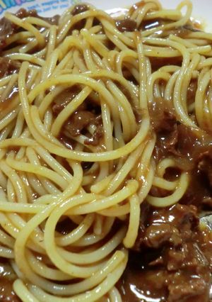 残ったハヤシソースで!簡単ハヤシパスタ★-レシピのメイン写真