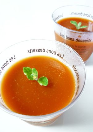 材料４つ★トマトジュースdeとまとゼリー-レシピのメイン写真