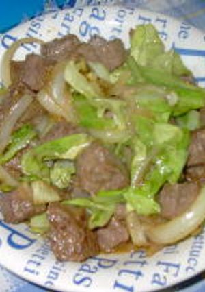 主人のサイコロステーキ-レシピのメイン写真