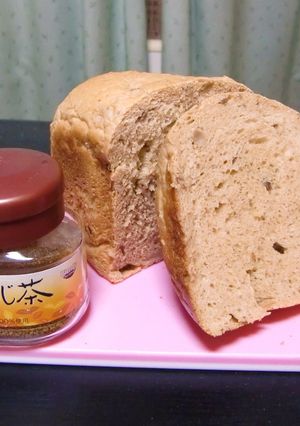 もっちもっち~ほうじ茶ごはん甘栗パンHB-レシピのメイン写真