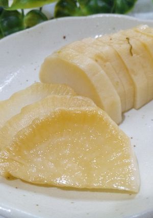 大根の漬物塩昆布と柚入り♪-レシピのメイン写真