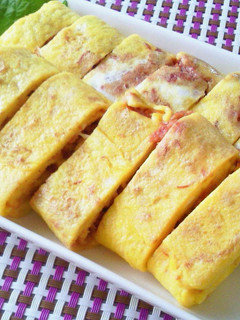 コンビーフ入り卵焼き-レシピのメイン写真