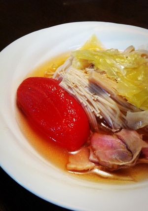 まるまるトマトのコンソメスープ-レシピのメイン写真