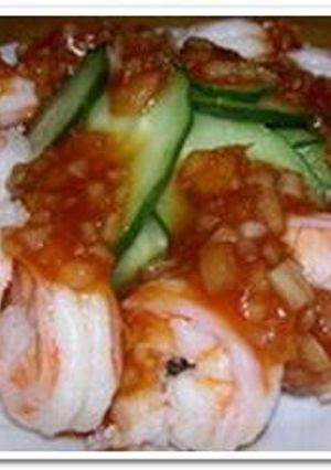 えびのぽん酢醤油&ケチャップがけ-レシピのメイン写真