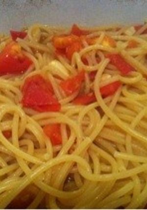 フレッシュトマトとガーリックのパスタ-レシピのメイン写真