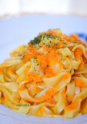 簡単♪キャロットソースのタリアテッレ-レシピのメイン写真