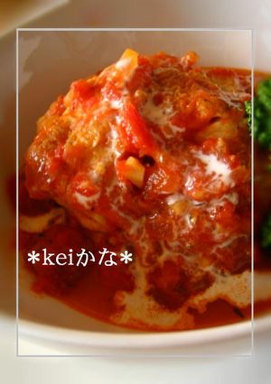 本格的！チキンのトマトソース煮-レシピのメイン写真