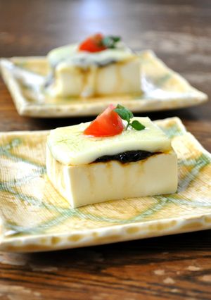 簡単☆美味♪豆腐にとろ～りチーズ海苔✿-レシピのメイン写真