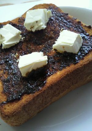 のりの佃煮クリームチーズ☆トースト-レシピのメイン写真