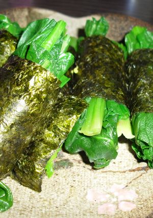 ホウレン草の海苔巻き-レシピのメイン写真