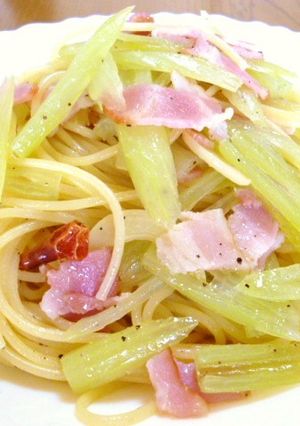 簡単！絶品！　ふきとベーコンのパスタ♪-レシピのメイン写真